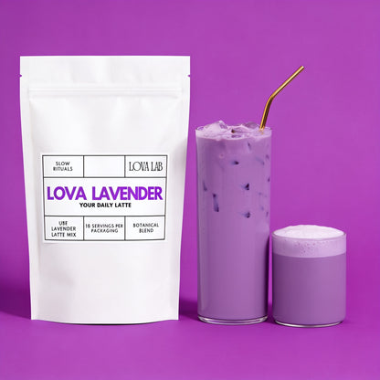 LOVA LAVENDER – Ube Lavender Latte Powder | Trending Gourmet Blend