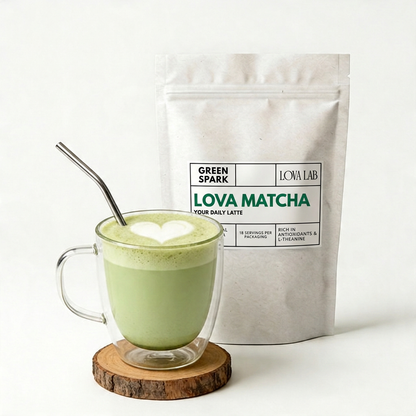 LOVA MATCHA - Matcha Latte Powder | Premium Green Tea Blend