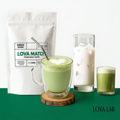 LOVA MATCHA - Matcha Latte Powder | Premium Green Tea Blend