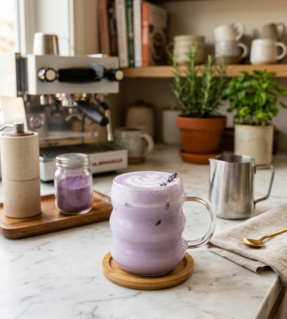 LOVA PURPLE – Ube Latte Powder | Natural Purple Yam Latte Mix (Vegan & Gluten-Free)